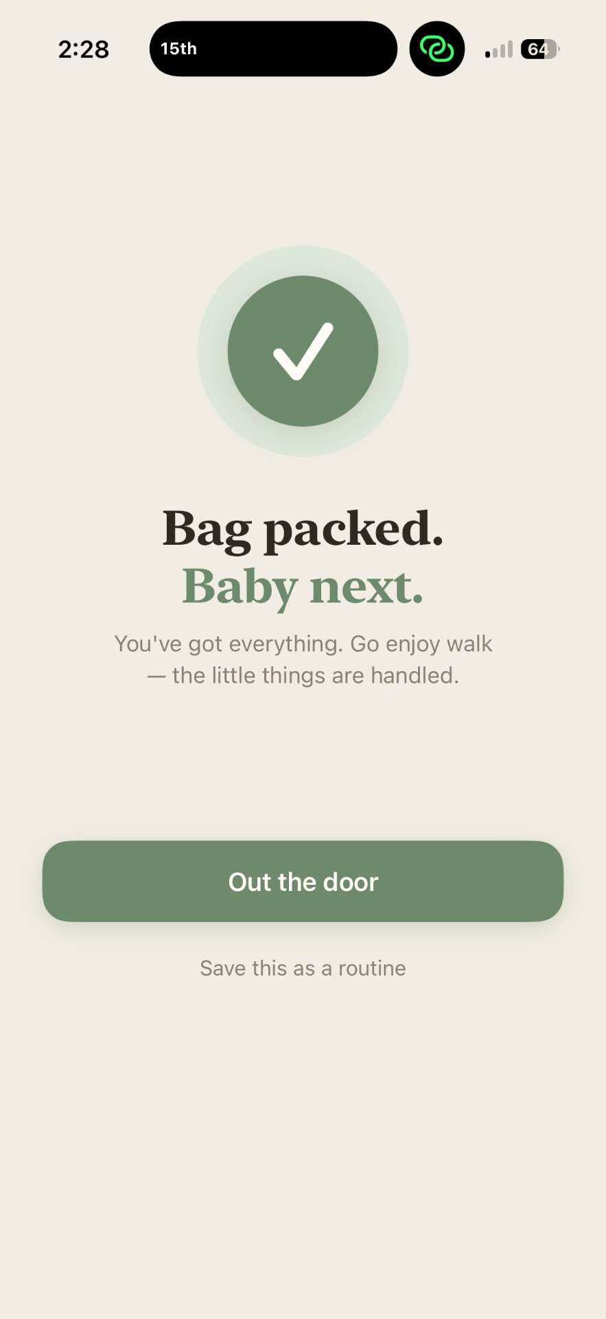 HaruBag - Smart Nappy Bag Checklist screen 5