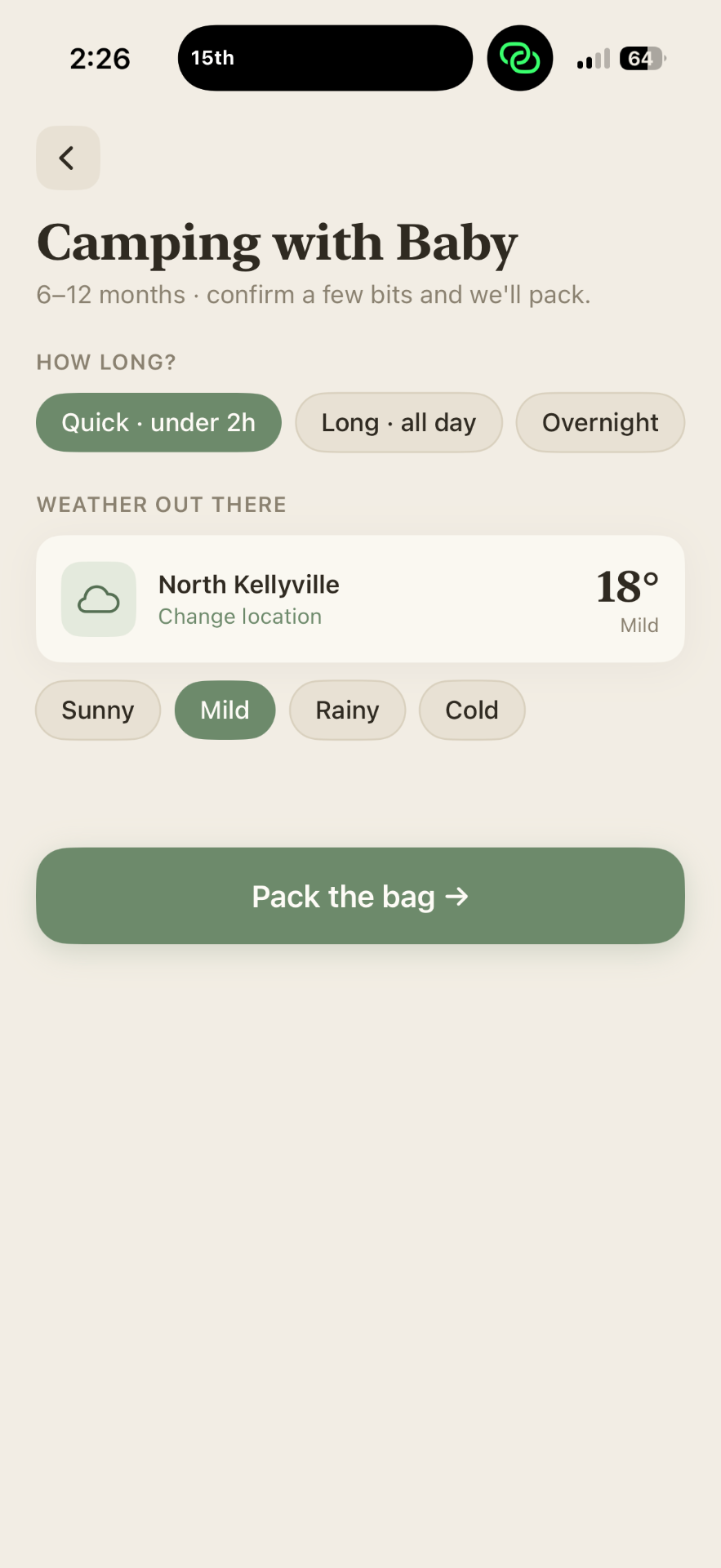 HaruBag - Smart Nappy Bag Checklist screen 3